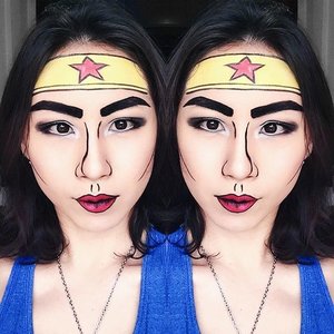 How do I feel like a #wonderwoman today. Tried #popupmakeup and it was so fun to play with 😂 Sorry I am still learning.
.
.
.
#ladies_journal #clozette #clozetteid #clozetteambassador #popup #makeup #makeupaddict #makeupjunkie #beauty #beautyblogger #fotd #inspiration