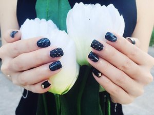 Getting my nails done with @nailstore_byme which customised for my personality ✖️✖️ Never been this fun for having beautiful nails done 😎 Black Marble + Chanel Inspired + Black Matte = Perfect combination 👍🏻Get your appointment now 💅🏻 ...#ladies_journal #clozette #clozetteid #clozetteambassador #nails #notd #black #fashion #style #nailsart #nailswag #beauty