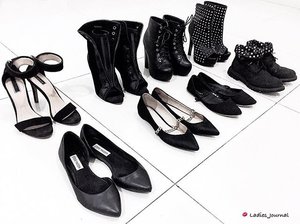 "Et Blanc, En Noir" #ladies_journal #shoes #heels #fashion #fashionista #shoegasm #black #clozette #clozetteid #clozetteambassador