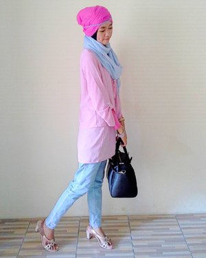 Sweet outfit in a sweet day 💕...#ClozetteID #lafayettejktxclozettefiu #hijabinfashion #fashionisyou #ootd #hootd #clozetter #starclozetter #hijaboftheday #hijaoutfit #hijabootdindo @lafayettejkt @clozetteid