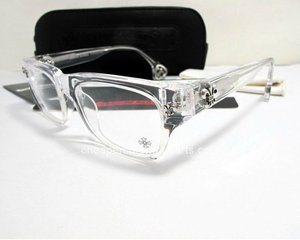 Fashion Chrome Hearts Filled CRYS Eyeglasses Online Sale
Original Chrome Hearts Packaging and instructions. Cloth. 
Brand New In The Box. Complete with paperwork. Booklet.
Brand: Chrome Hearts.
Model: FILLED.
Color: CRYS.
Gender:  Unisex
Frame Size: 51-19-141 mm (Eye-Bridge-Temple)
Lens width: 51 mm
Nose Bridge: 19 mm
Temple Length: 141 mm
Material: Metal + Wood. 
Frame Type: Full Rim.
Made in Japan.
Accessories: Original Chrome Hearts Packaging and instructions. Cloth. 
Tag:Chrome Hearts Filled CRYS Eyeglasses