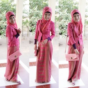 Aku suka warna pink, termasuk rok batik pink ini yang aku padukan blazer warna senada. Sudah siap deh untuk pergi kekantor 😊 @clozetteid #ClozetteID #MyBatikStyle