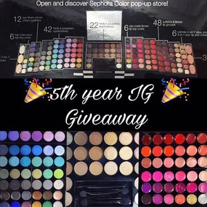 Here's the other package for celebrating my 5th yet on IG. 
I would not reply any DM related with this giveaway 🌝💫 , please refer to the original post for rules. 
Don't forget to share some love on my 🎥#youtube channel too. Link on my bio 👆👆👆 or search for ⭐️Fanny_blackrose ⭐️ I am using the same name almost everywhere in the #socialmedia so it's easy to find me 🌝🌟
🌟⭐️🌟⭐️🌟⭐️🌟⭐️🌟⭐️🌟⭐️🌟⭐️🌟⭐️🌟
This #makeupgiveaway it's not sponsored. Everything is from me to you 💋😘💋
⭐️🌟⭐️🌟⭐️🌟⭐️🌟⭐️🌟⭐️🌟⭐️
#makeup #sephora #sephorastore #sephoragiveaway #giveawayindonesia #makeuppost #ilovemakeup #celebration #anniversary #indobeautygram #beautyblogger #beautyvlogger #beautyyoutuber #clozetteID #beautybloggerindonesia #colourmecolourful #idontplaniplay