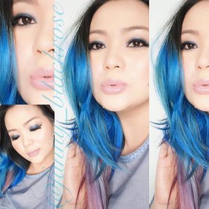 Let me work that #Blue 💙 playing around with #Makeup I haven't use for a while. 
I am happy to hear that #inglot #inglotcosmetics @inglotsingapore will open their store again 💙 can't wait 💙 #pregnancy won't stop me, it just on my mind #MindGame #prego #mommy 
I did shoot it better today #Youtuber #Beauty #beautyyoutuber #video #Makeup #MakeupPost #clozette #clozetteid #clozetteambassador #colourpop #colourpopcosmetics #wetsie #lipstick #ilovemakeup #Motd