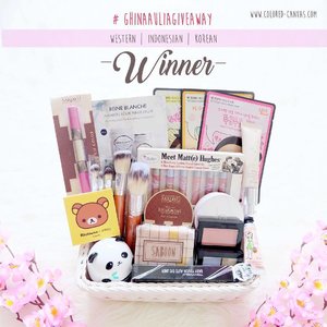 Hello everyone 🌻 After the long waiting, now it's time to announce #GhinaAuliaGiveaway winner!..Thank you so much for all of you who have participated on my first ever giveaway, i truly appreciate it 🙏🏻🤗✨ I'm gonna say i really had a hard time in deciding the winner, i felt touched by reading every single feedback you gave. Thanks a lot for the kindness & support 😭❤ So, after reading it carefully and discussing with several friends that i trust, we decided to pick the winner based on their opinion, constructive suggestions, the reason why they want to win that makeup set, and most importantly followed all the rules 😊..Congratulations! - Western Set : @riskamaya- Indonesian Set : @inokari- Korean Set : @rahma_haruAnd also i've a surprise gift (random) that contains mini makeup set of Western, Indonesian, & Korean as a token of appreciation for 2 person. Congratulations for @nalendra_pradana & @devitasiska!..For all the winner please kindly DM me your details (Full Name, Address, & Phone Number) to process the prizes. And i'm sorry for you whom not winning yet, thank you for the participation on #GhinaAuliaGiveaway and your support for #coloredcanvasdotcom 💕 Don't worry, i'll held another giveaway soon!Love, Ghina#makeupgiveaway #giveawaycontest #giveawayindo #giveawaymakeup #clozetteid