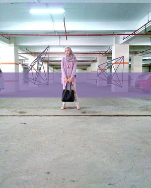 If you never try. 
You will never know. 
#hijabers #diaryhijaber #hijabstreet #purple #cotw #clozetteid
