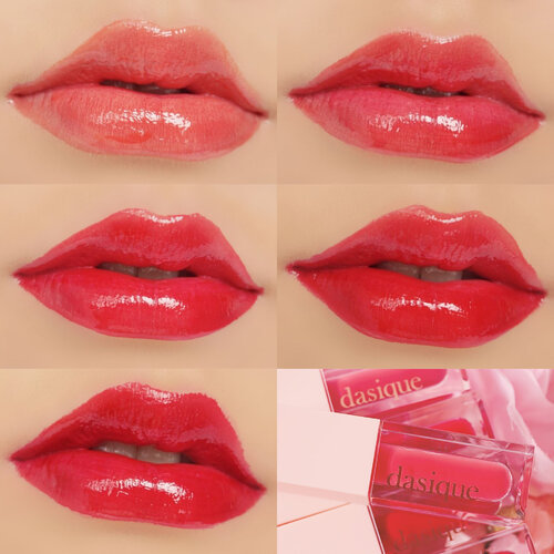 Tinted and glossy lips in one swipe 💖

Dasique Water Gloss Tint warna-warnanya cantik banget.

Available in 5 shades :
01 Peach Fairy
02 Rose Dahlia
03 Heart Wave
04 Blooming Red
05 Evening Dew

Favoritku yang 02 dan 04. Kalau kamu?