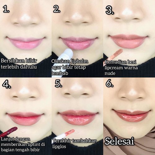 Ini dia tutorialnya untuk bikin bibir jadi lebih glossy.. Selamat mencoba