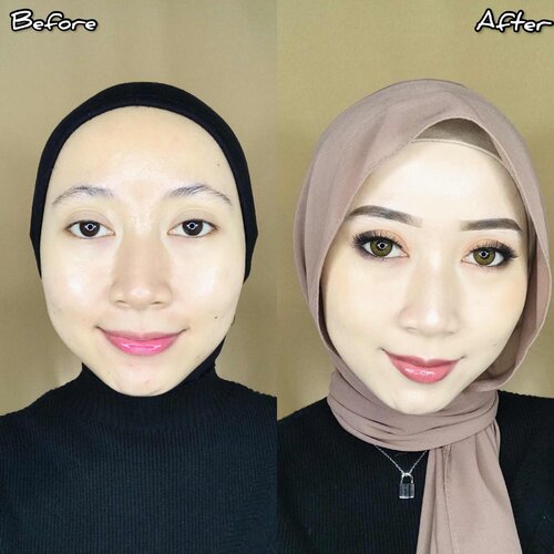 Before After make up daily