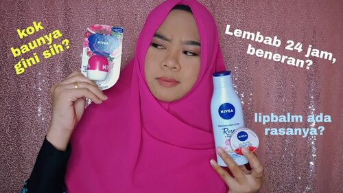 Bisa Lembab 24 Jam Pakai Lipbalm dan Lotion ini? | Nivea Pop Ball lipbalm, Sensational Body Lotion - YouTube