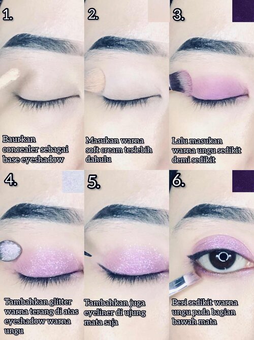 cusss ikutin step2 eye make up nya yahhh...