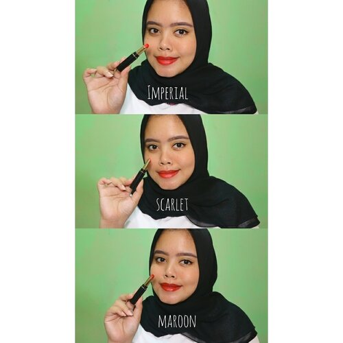 Haiii, kali ini aku mau racunin kalian sama lip produk lokal dari @orsinibeauty yang punya 15 shade:1. Imperial2. Scarlet3. Maroon4. French rose5. Nude pink6. Nude peach7. Bubble gum8. Crimson red9. Hot pink10. Nude brown11. Persian red12. Tangerine13. Sangria14. Walnut15. Mahoganyvarian warnanya banyak banget, warnanya cantik cantik juga, ringan di bibir, packagingnya jg simple. favorite aku yg walnut & nude brown. Buat kalian yang mau coba lipstick dr orsini beauty ini bs langsung cek di e-commers kesayangan kalian atau order via wa di 0811-2964-713..#bloggirsid#bloggrisidxorsinibeauty#orsinibeauty#showyourbeauty#Bloggirsidreview#Orsinilipstick#clozetteid