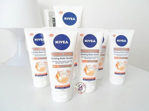 Hi Girls! Jangan lupa gunakan Nivea  Instant White Firming Body Serum sebelum beraktivitas ya. Karena @nivea_id memiliki SPF 33 yang baik banget untuk menangkal sinar matahari yg Jahat dan melingundi kulit kita :) Mau memilikinya? Kamu bisa banget memiliki ini dengan regis di @hometesterclubid ❤#NewProduct #HomeTesterClub #NiveaIndonesia #Minebeautyjourney #ClozetteID