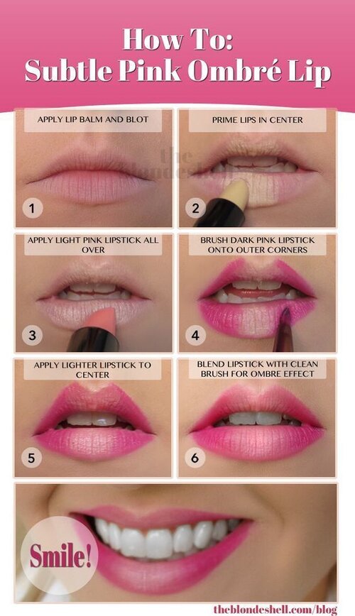  soft ombre lips