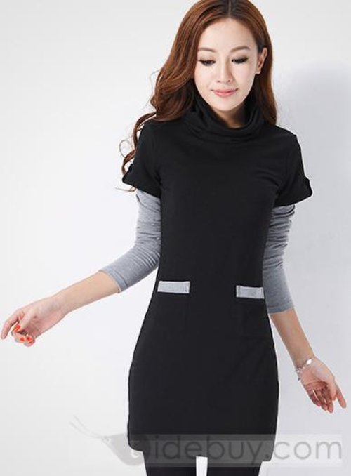 Life Korean Style Slim Long Sleeve Two Piece Set Dress : Tidebuy.com