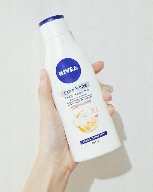 Start your day with your beautiful skin. Always use firming body lotion from @nivea_id to keep your skin healthy.
