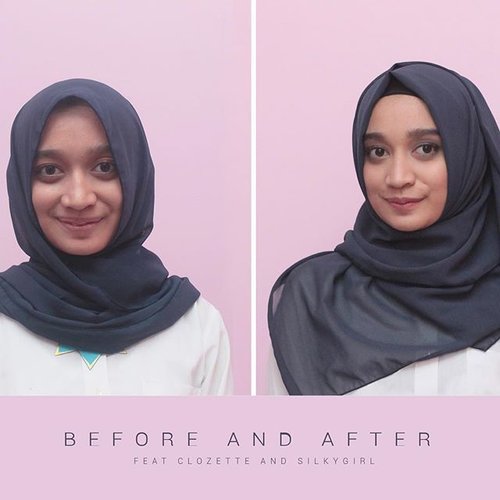 Before and After. #GoDiscover #SILKYGIRL #ClozetteID 💄💄💄
