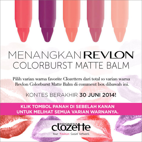 Share and WIN a Revlon Colorburst Matte Balm!