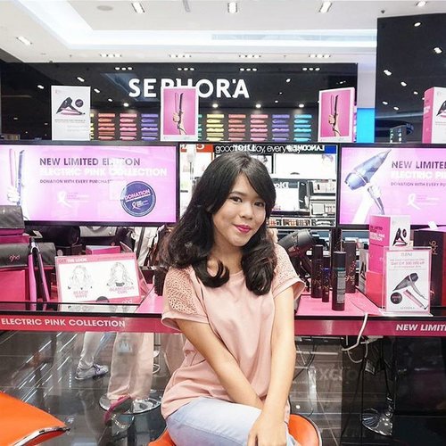 New limited edition electric pink, this special edition for donation Yayasan Kanker Payudara Indonesia 💢💦
#sephoraidnxghdpink #sephoraidnbeautyinfluencer #sephoraIDN