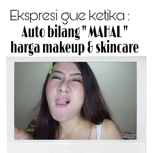 Ekspresi gue ketika : 
Auto bilang " MAHAL "
harga makeup dan skincare 
_
Biasanya pas lagi ke Sephora ini euy 😂😂, Jiwa misqueen ku menjerit tak Mampu membeli Skincare dan Makeup Highend 😑😑😭😭😭😭
.
.
.
.
#sobatmiqueen #awreceh #recehtapisayang #meme #lol #clozetteid #memelucu #memewanita #beauty #memebeauty 
#receh #recehinaja #recehtapiviral #recehbanget  #recehkaninstagram  #recehanstory #dagelan #dagelanindo #dagelanviral #dagelanlucu #dagelanvideo #meme #memeid #memestagram
