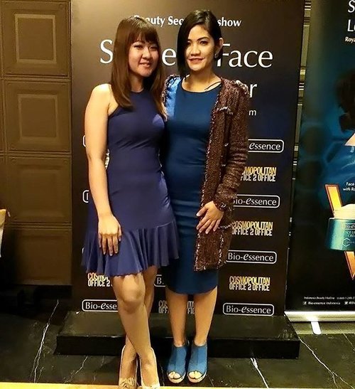 Beauty Secret Talkshow Shape V Face Look Younger with @cosmogirl_ind @bioessenceid 
Beautyfull creative writer and Chief editor @firabasuki #bioessencenowavailable #coto2016 #clozetteid