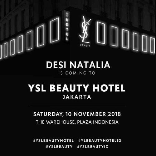 Yas. Im coming @yslbeauty #yslbeauty #yslbeautyhotel #yslindonesia #yslbeautyhotelid #clozetteid