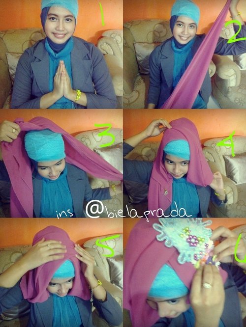 tutorial hijab outfit of the day 