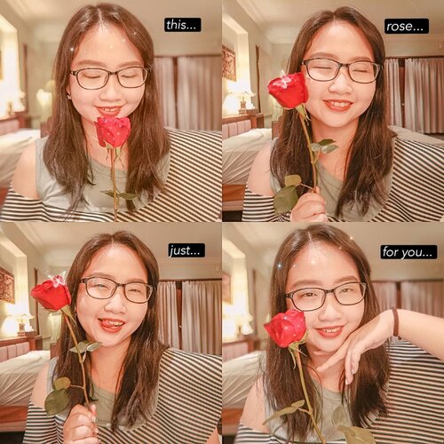 ~ august 10, 2019.🌹 The Rose speaks of Love silently in a language known only to the heart - unknown 🌹..alinda si penyuka bunga yg ga bisa melewatkan foto dengan bunga walau hanya satu tangkai ❤ ..#AForAlinda #alindaaa29 #alinda #alindaaa #Clozetteid #rezekigakketuker #jalani_nikmati_syukuri #pictoftheday #selfieoftheday #potd #sotd #lovequotes #rosequotes