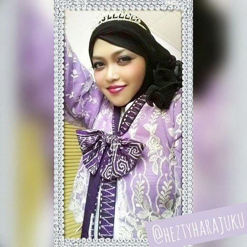 🎀🌹🎀#ClozetteID #GoDiscover #HijabFestive 🎀🌹🎀 @closeupid #fashion #style #instabeauty #instafashion #glamour #vintagefashion #vintagestyle #scarf #headscarf #modesty #modestfashion #coveredstyle  #laces #bolero #partydress #classy #CultPartyKei #dollykei #purplelavender #tenun #Indonesia