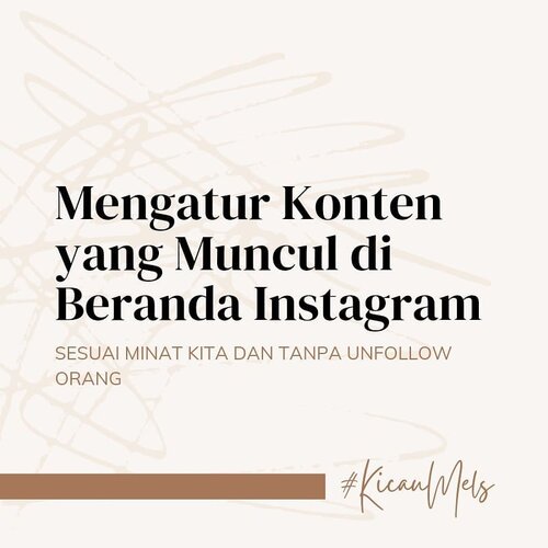 Merasa bosan main IG karena feeds yang muncul nggak sesuai selera? Sepertinya kamu perlu memanfaatkan fitur Instagram yang selama ini  luput dari perhatian kita.Gimana, sudah coba belum?...#melsplayroom #instagramtips #digitalmarketingtips #tipsandtricks #helpfultips #socialmediainfluencer #instafacts #instagramhacks #trikinstagram #instagramtricks #instagramalgorithm #beatthealgo #algorithm #tipsinstagram#tipsinstagrammarketing #konteninstagram #clozetteid #jakartabeautyblogger