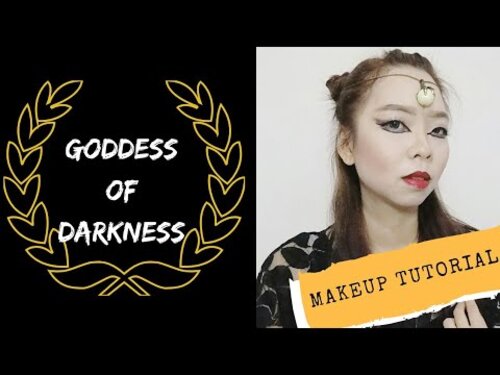 GODDESS OF DARKNESS MAKEUP TUTORIAL | DARK GOTHIC MAKEUP | MELS PLAYROOM - YouTube