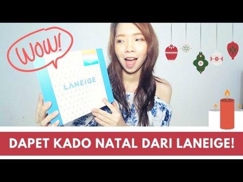 UNBOXING LANEIGE CHRISTMAS GIFT BOX | KOREAN SKINCARE & MAKEUP - YouTube