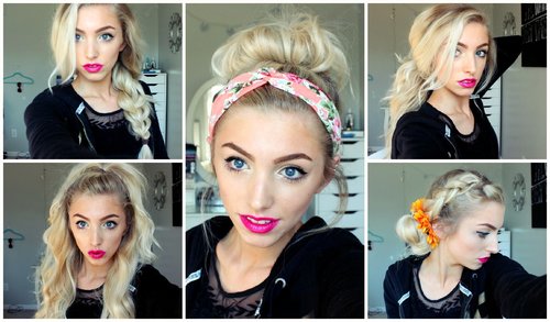 5 Spring/Summer Hairstyles - YouTube