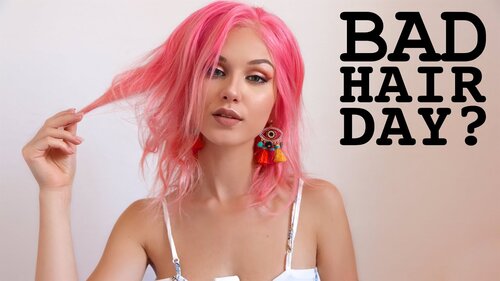 4 'BAD HAIR DAY' NO HEAT HAIRSTYLES - YouTube