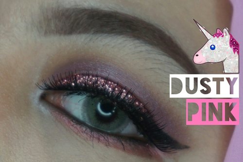 Dusty Pink Eye Makeup | Vannysariz - YouTube