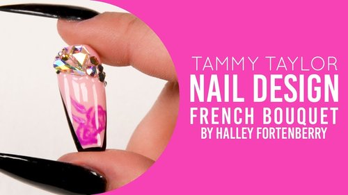 â¤ Tammy Taylor | French Bouquet Nail Art Design | Halley Fortenberry | Chit Chat - YouTube