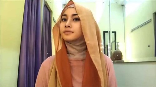 Hijab tutorial pashmina sifon | hijab tutorial tuk pesta dan acara formal - YouTube