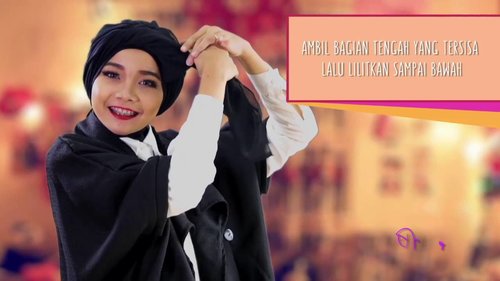 Tutorial Hijab Turban dari Jilbab Segi Empat | HIJABPOP - YouTube