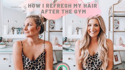 POST WORKOUT HAIRCARE | How I refresh my hair after the gym - YouTube