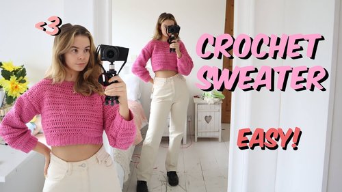 EASY Crochet Sweater Tutorial | DIY - YouTube