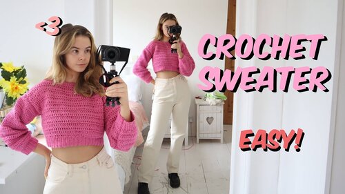 EASY Crochet Sweater Tutorial | DIY - YouTube