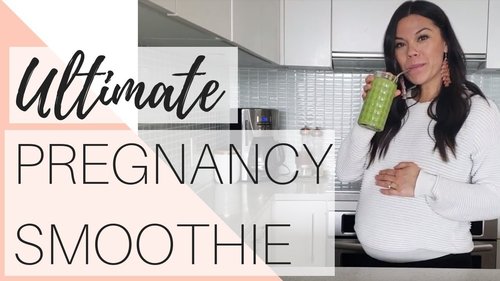 PREGNANCY GREEN SMOOTHIE | THE ULTIMATE MORNING SICKNESS CURE - YouTube