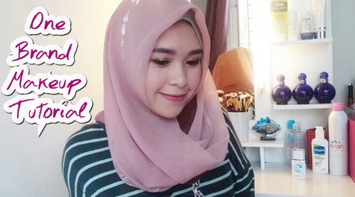 One Brand Makeup Tutorial: MAYBELLINE [BAHASA INDONESIA] - Anni Naimah - YouTube