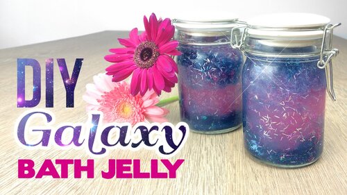 DIY GALAXY Bath Jelly! Lush & Tumblr Inspired Galaxy DIY - YouTube