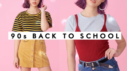 90's COZY Back to School Outfits! - YouTube