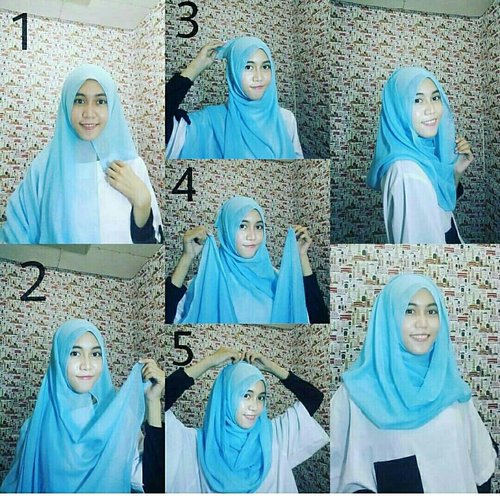 loose hijab tutorial