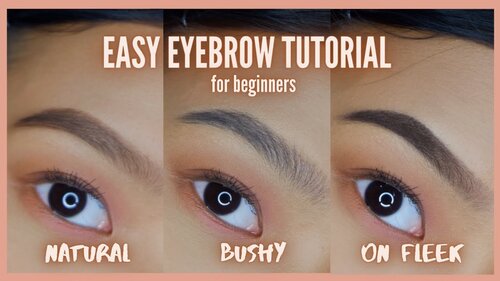 eyebrow tutorial - natural, bushy, and on fleek brows - beginner friendly - Philippines - YouTube