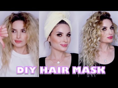 DIY HAIR MASK FOR DRY AND SHINELESS  HAIR - YouTube