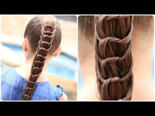 How to Create a Knotted Ponytail | Cute Hairstyles - YouTube
