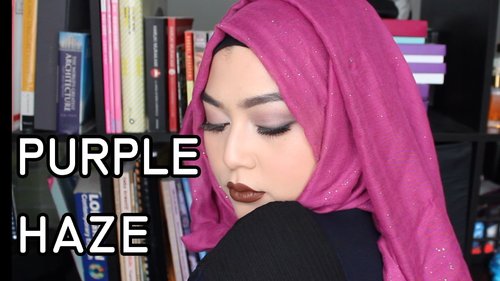 Purple Haze | Makeup Tutorial | feat. OYS Brushes | aqilahnaqlis - YouTube